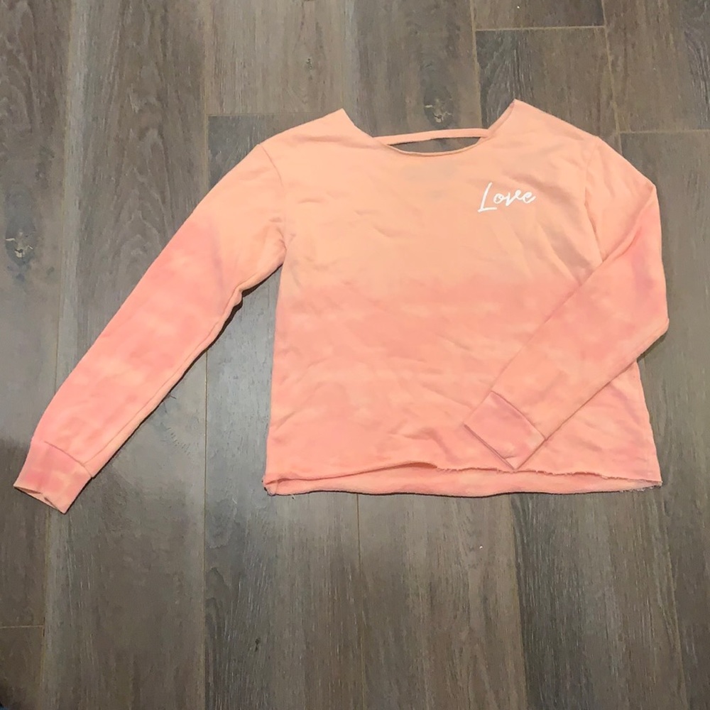 Girls Pink Cropped Sweater🩰♡︎